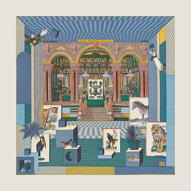 Grand Theatre Nouveau scarf 90 | Hermès Australia